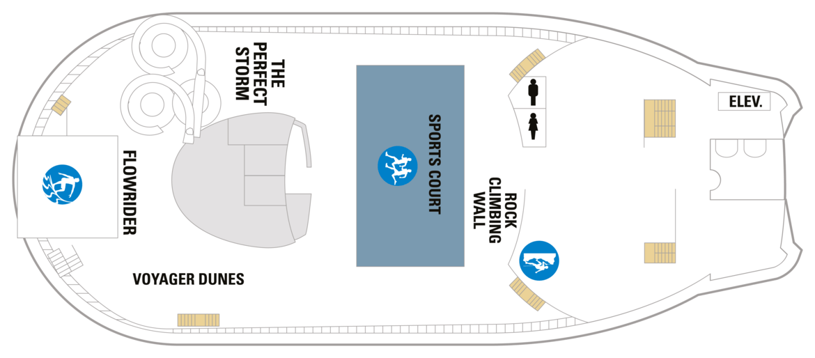 Royal Caribbean Deck plan Voyager of the Seas-DECK13.png